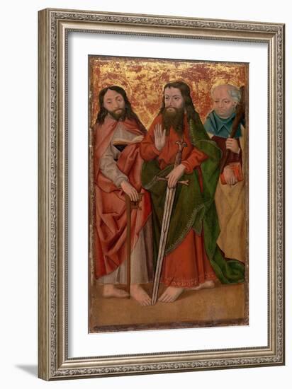 Three Apostles (Oil on Panel)-German School-Framed Giclee Print