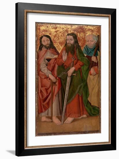 Three Apostles (Oil on Panel)-German School-Framed Giclee Print