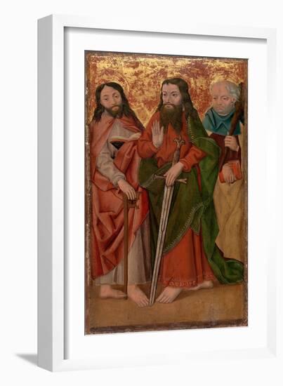 Three Apostles (Oil on Panel)-German School-Framed Giclee Print