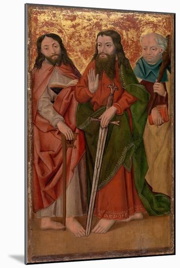 Three Apostles (Oil on Panel)-German School-Mounted Giclee Print