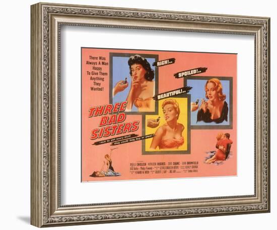 Three Bad Sisters, 1955-null-Framed Premium Giclee Print