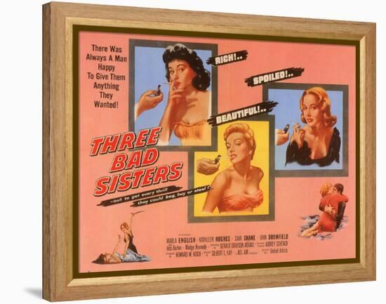 Three Bad Sisters, 1955-null-Framed Stretched Canvas