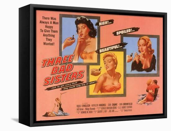 Three Bad Sisters, 1955-null-Framed Stretched Canvas