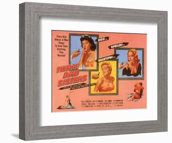 Three Bad Sisters, 1955-null-Framed Art Print