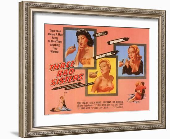 Three Bad Sisters, 1955-null-Framed Art Print