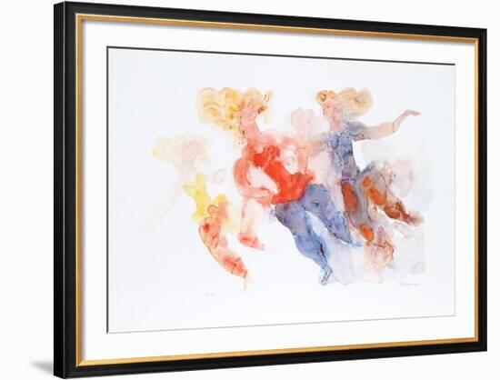 Three Ballerinas-Chaim Gross-Framed Collectable Print