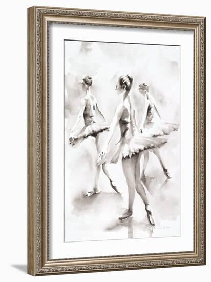 Three Ballerinas-Aimee Del Valle-Framed Art Print