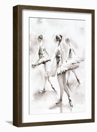 Three Ballerinas-Aimee Del Valle-Framed Art Print