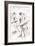 Three Ballerinas-Aimee Del Valle-Framed Art Print