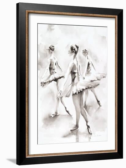 Three Ballerinas-Aimee Del Valle-Framed Art Print