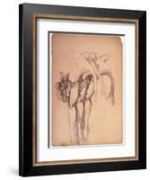 Three Ballerinas-Zelda Fitzgerald-Framed Art Print