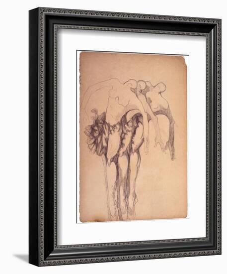 Three Ballerinas-Zelda Fitzgerald-Framed Art Print