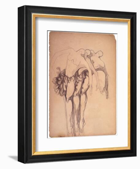 Three Ballerinas-Zelda Fitzgerald-Framed Art Print