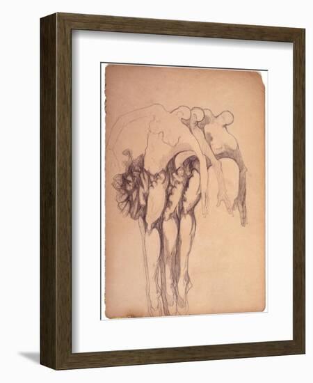 Three Ballerinas-Zelda Fitzgerald-Framed Premium Giclee Print