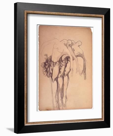 Three Ballerinas-Zelda Fitzgerald-Framed Premium Giclee Print