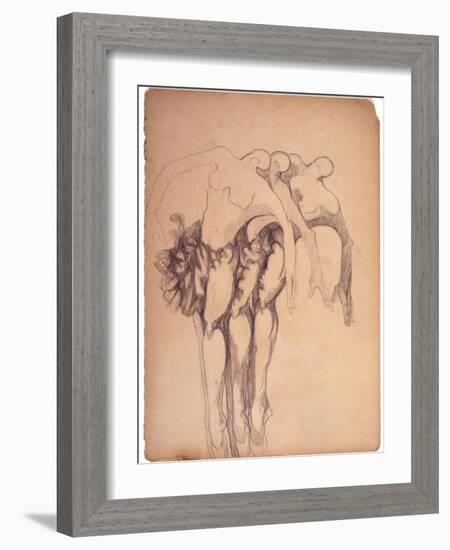 Three Ballerinas-Zelda Fitzgerald-Framed Art Print