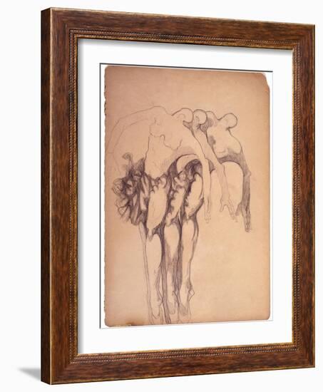 Three Ballerinas-Zelda Fitzgerald-Framed Art Print