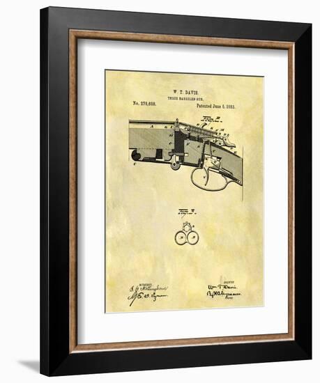 Three Barreled Gun, 1883-Dan Sproul-Framed Art Print