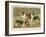 Three Basset Hounds-null-Framed Art Print