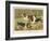 Three Basset Hounds-null-Framed Art Print