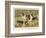 Three Basset Hounds-null-Framed Premium Giclee Print