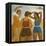 Three Bathers at Lake Balaton-Karoly Patko-Framed Premier Image Canvas