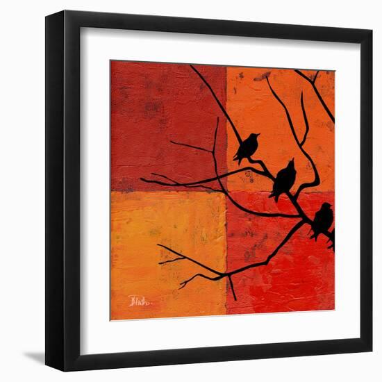 Three Birdies I-Patricia Pinto-Framed Art Print