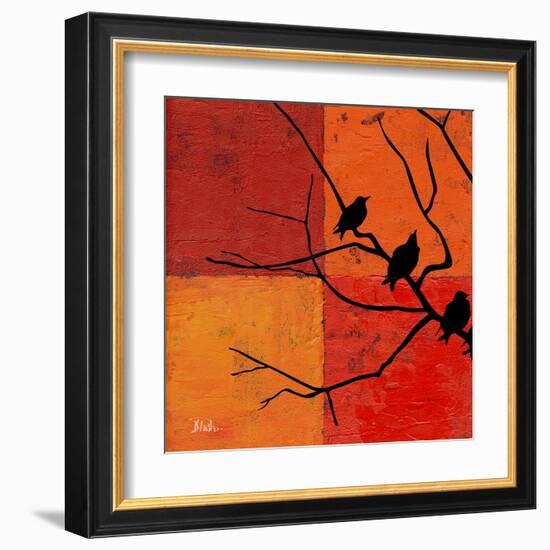 Three Birdies I-Patricia Pinto-Framed Art Print