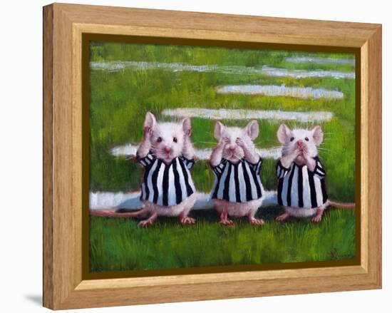 Three Blind Mice-Lucia Heffernan-Framed Stretched Canvas