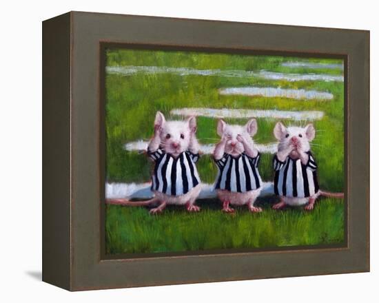 Three Blind Mice-Lucia Heffernan-Framed Stretched Canvas