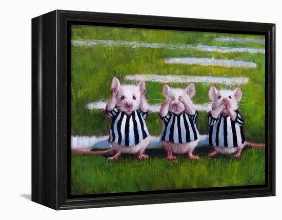 Three Blind Mice-Lucia Heffernan-Framed Stretched Canvas