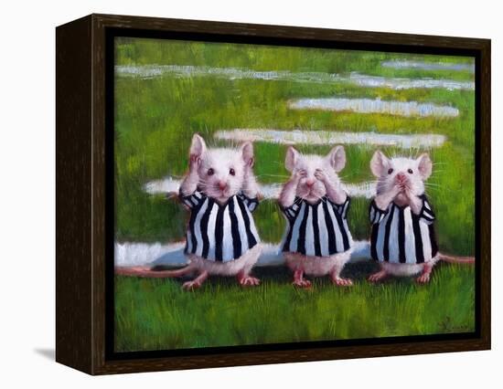 Three Blind Mice-Lucia Heffernan-Framed Stretched Canvas