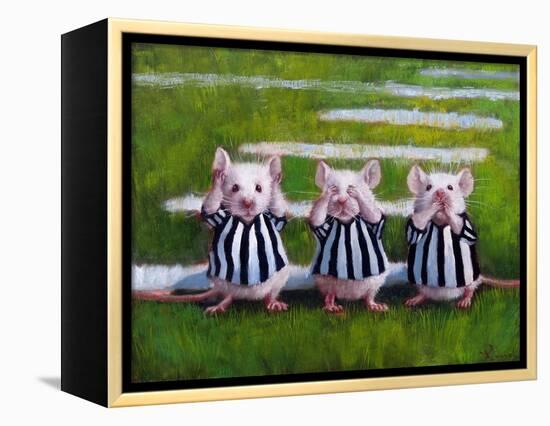 Three Blind Mice-Lucia Heffernan-Framed Stretched Canvas