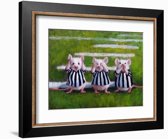 Three Blind Mice-Lucia Heffernan-Framed Art Print