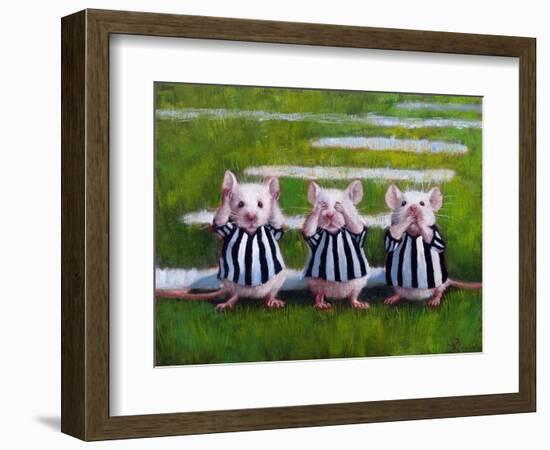 Three Blind Mice-Lucia Heffernan-Framed Premium Giclee Print