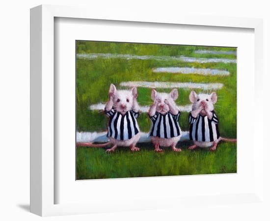 Three Blind Mice-Lucia Heffernan-Framed Premium Giclee Print