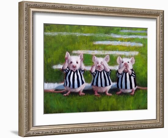 Three Blind Mice-Lucia Heffernan-Framed Art Print