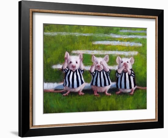 Three Blind Mice-Lucia Heffernan-Framed Art Print