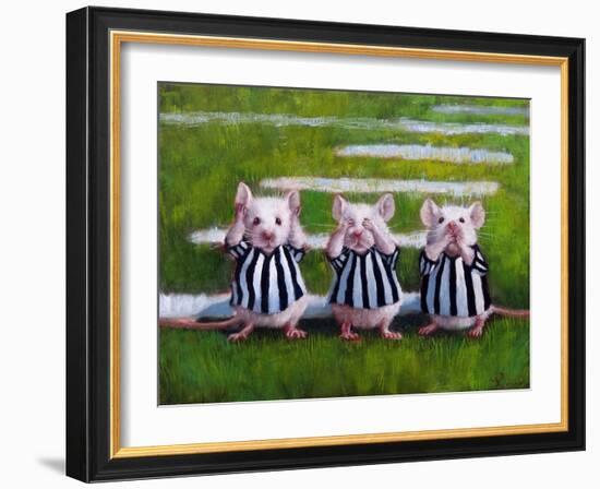 Three Blind Mice-Lucia Heffernan-Framed Art Print