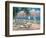 Three Boats on Beach-Tan Chun-Framed Art Print