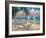 Three Boats on Beach-Tan Chun-Framed Art Print