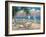 Three Boats on Beach-Tan Chun-Framed Art Print