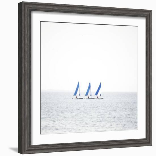 Three Boats-Viviane Fedieu Daniel-Framed Photographic Print