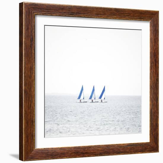 Three Boats-Viviane Fedieu Daniel-Framed Photographic Print