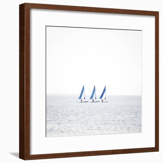 Three Boats-Viviane Fedieu Daniel-Framed Photographic Print