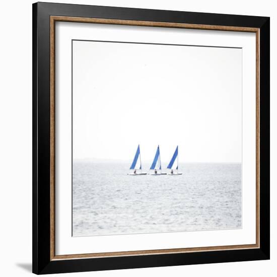 Three Boats-Viviane Fedieu Daniel-Framed Photographic Print