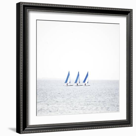 Three Boats-Viviane Fedieu Daniel-Framed Photographic Print