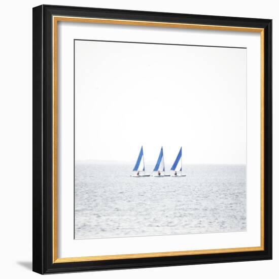 Three Boats-Viviane Fedieu Daniel-Framed Photographic Print