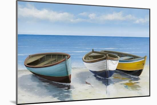 Three Boats-Max Maxx-Mounted Art Print