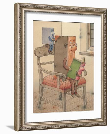 Three Books, 2003-Kestutis Kasparavicius-Framed Giclee Print